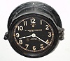 Chelsea Clock Co., Boston, 6" U.S. Maritime Commission 8 day spring driven ship's bells movement in metal case marine clock, c1944