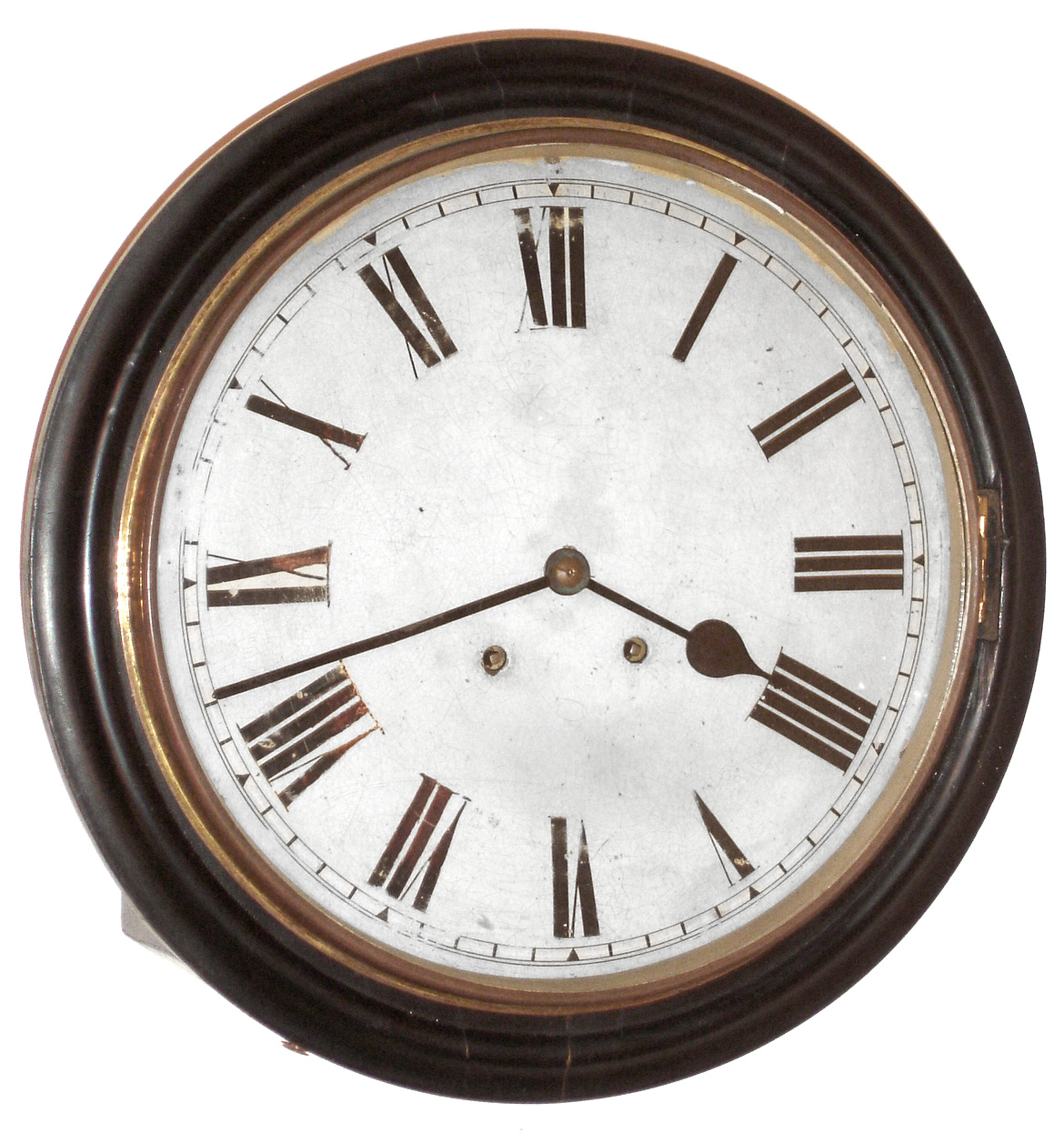 Winterhalder and Hofmeier, Germany 8 day time and strike stained wood gallery clock, in the style of an English dial, c1890 — Antique Clocks Price Guide