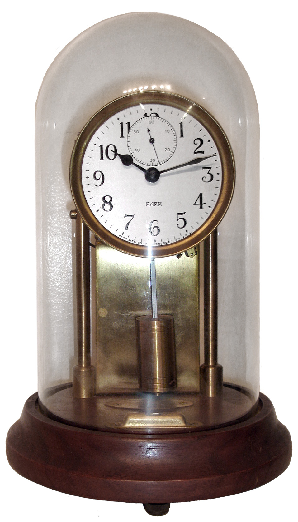 Barr Mfg. Corp., Weedsport, NY, electric battery mantel clock, c1920 — Antique Clocks Price Guide