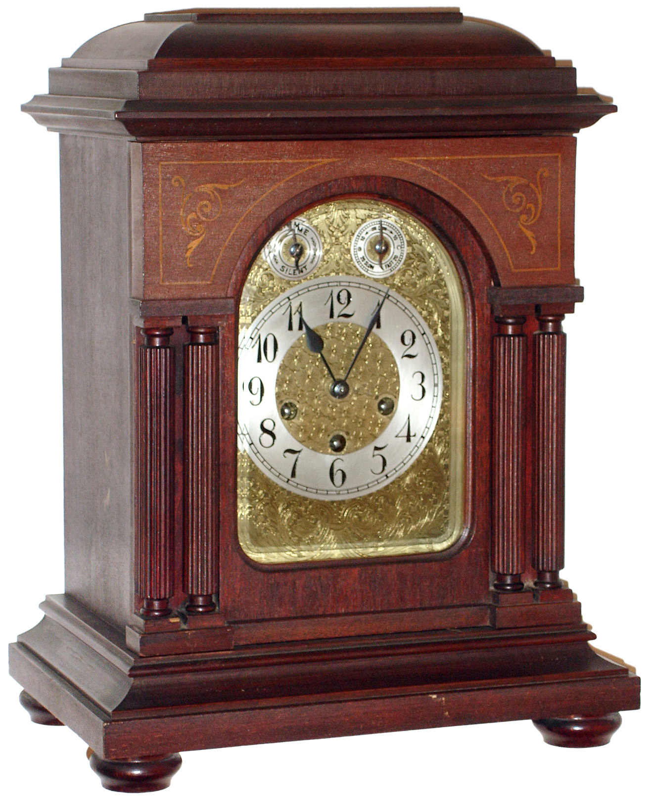 Junghans, Germany mahogany Westminster chime 8 day bracket clock, c1910 — Antique Clocks Price Guide