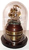 The Boehm "Mayflower Clock", Llandow, Wales, modern annular commemorative 8 day timepiece by K.J. Bradford, Chelmsford, England, Serial No. 251, late 20th century