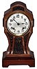 Ansonia Clock Co., New York, "Cairo" 8 day time and strike cast metal mantel clock, c1911