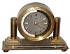 Gubelin, Swiss, 8 day world time, desk timepiece, c1950