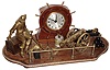 Seth Thomas Clock Co., marine tableau 8 day time only rear wind clock, c1950