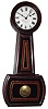 E. Howard and Co., Boston, Mass., "No. 5" weight driven 8 day time only, grained cherry case banjo clock, c1890