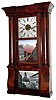 Forestville Mfg. Co., (J. C. Brown), 8 day time and strike column and cornice shelf clock, c1845