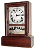 Seth Thomas Clock Co., Thomaston, Conn., 8 day time and strike cottage clock, c1880.
