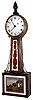 Boston, unknown , 8 day, mahogany banjo or patent timepiece, c1830.