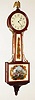 Rhode Island 8 day mahogany banjo timepiece, Killam and Co., Pawtucket, R.I. works, c1915