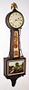 Eastman Clock Co., Boston, 8 day, banjo or Patent timepiece. Eastman later became the Boston Clock Co. and still later the Chelsea Clock Co, c1890.