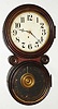 E. Ingraham, Bristol, Conn. "Reflector" 8 day time-only rosewood wall clock, c1896