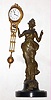 Junghans, Germany, small "Swinger" on Diana statue, c1910