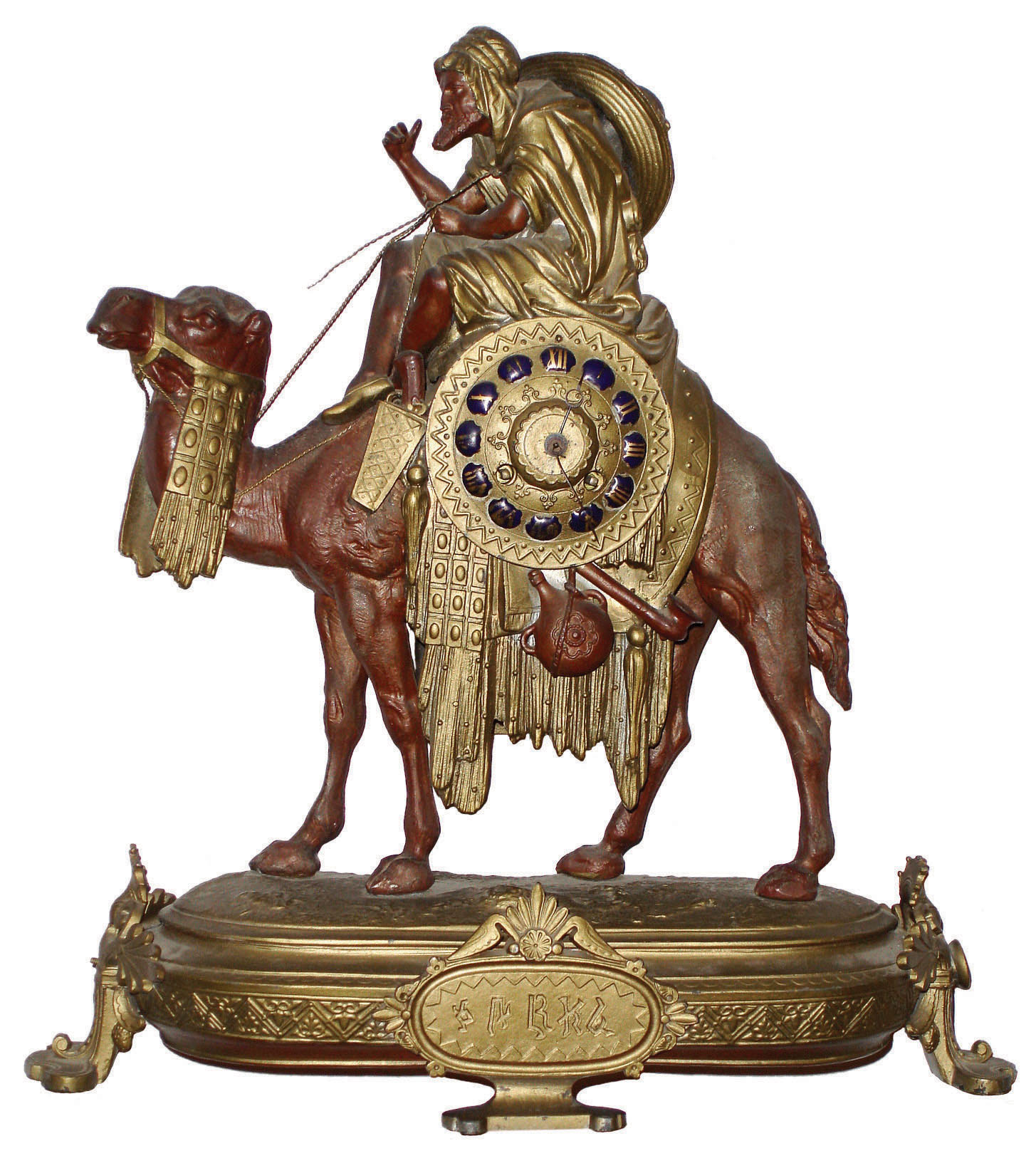 French figural clock, Japy Freres, white metal, 8 days, time and strike, movement also signed Blot & Drouard, Paris, c1880 — Antique Clocks Price Guide