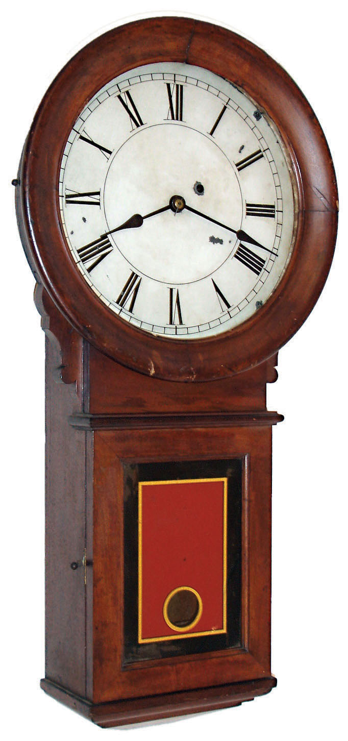 E. Howard & Co., Boston, Mass., "Regulator No. 70", 8 day, weight brass movement regulator clock or timepiece.  c.1900 — Antique Clocks Price Guide