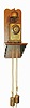 Japanese, double foliot lantern clock, large, "Nicho Tenpu Yagura-dokei", 30 hour, steel framed movement with tooled brass covers, now on a purpose made wall bracket and with later weights