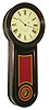 E. Howard & Co., Boston, Mass., "No. 11 Regulator" keyhole wall clock, 8 days, time only, weight driven movement in a rosewood grained case with painted metal dial and reverse painted tablet, c1880