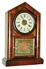 Ansonia Clock Co., Ansonia, Conn., "Gothic Gem", 8 day, time, strike and alarm shelf clock, c1874