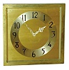 Chelsea Clock Co., Boston, "Standish" brass and beveled glass  8-day desk timepiece, for Udall and Ballou, New York, 1928