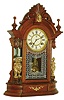 Waterbury Clock Co., Waterbury, Conn., "Oxford", 8 day, time and strike mirror side mantel clock, c1912