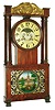 George Marsh, Bristol, Conn.,  8 day, time and strike weight strap brass movement hollow column empire shelf clock, c1831 This very rare clock houses an Ives designed movement and was most likely made at the Birge shop and sold by Marsh as the label states it was made for George Marsh.  A similar example can be found in "The Contributions of Joseph Ives to Connecticut Clock Technology 1810-1862" by Kenneth D. Roberts, 2nd ed. pg. 107.