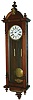Ansonia Clock Co., New York, "Capitol" oak 2 weight time only wall clock, c1900