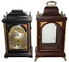 Clock cases- 2 (Two) ornate bracket clock cases, one with Henry Cooley, London, dial, 19th century