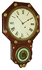 Seth Thomas Clock Co., Thomaston, Conn., "Office No. 2", 8 day, spring brass movement wall clock or timepiece, c1880