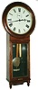 Seth Thomas Clock Co., Thomaston, Conn., "Regulator No. 1" rosewood 8 day weight driven time only wall clock, dated 1885