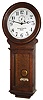Chelsea Clock Co., Boston, "Regulator No. 3" dark oak 8 day weight driven time only wall clock, 1908