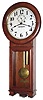 Seth Thomas Clock Co., Thomaston, Conn., "Regulator No. 2" oak 8 day weight driven time only wall clock, c1900