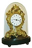 Chauncey Jerome, New Haven, Conn, brass repousse "Paris" model shelf clock with 1-day Botsford patent movement. c.1850