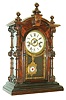 Welch, Spring, & CO., Bristol, Conn., "Patti V.P.", rosewood shelf clock with 8 day time and strike movement, c1880 