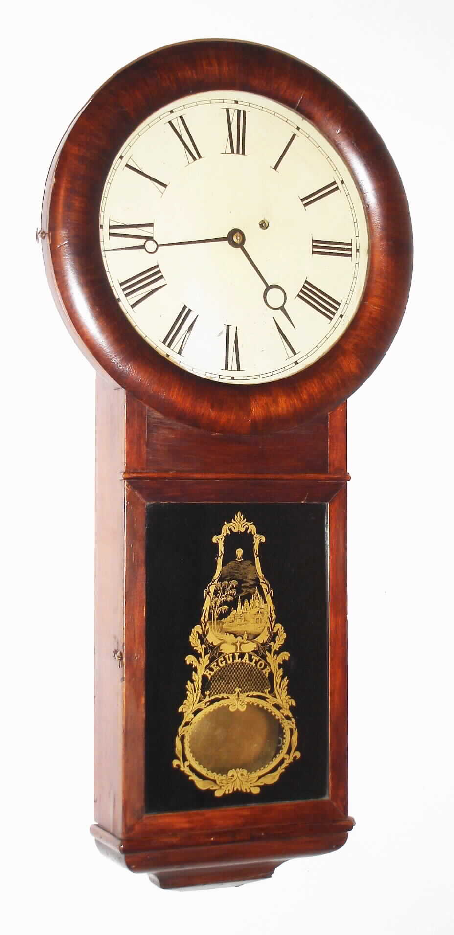 Seth Thomas Clock Co., Thomaston, Conn., "Regulator No. 2", 8 day wall time piece, c1874. — Antique Clocks Price Guide