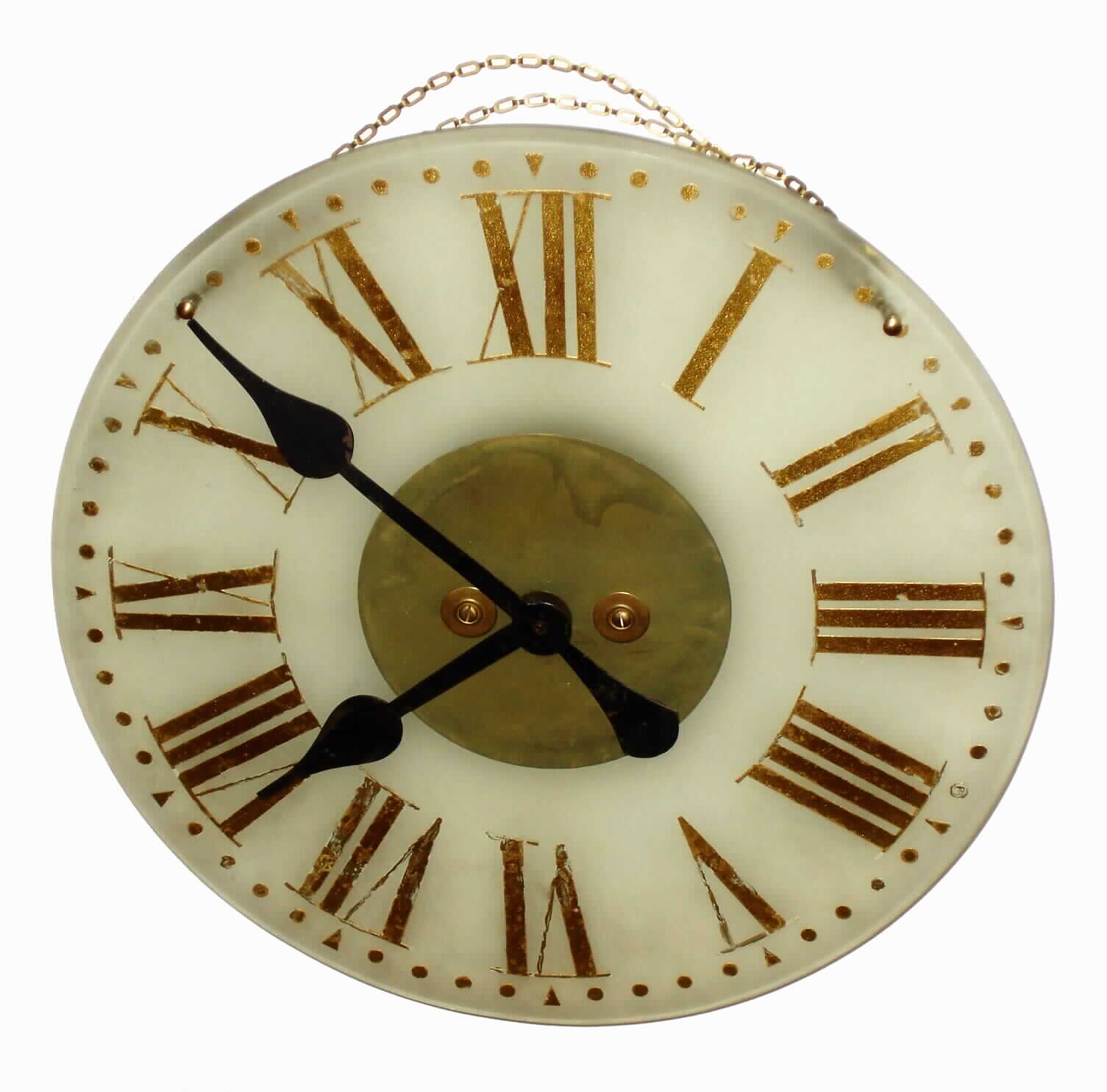 Waterbury Clock Co., Waterbury, Conn., "Window Clock" 18" beveled glass 30 hour hanging time piece, c1893 — Antique Clocks Price Guide