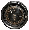 Seth Thomas Clock Co., Thomaston, Conn., U.S. Navy, 8 day 5" dial marine clock in black phenolic case, 1942
