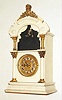 New Haven Clock Co., New Haven, Conn., "The Mountebank", 8 day, time and strike, rare automaton "Dancing Skeleton" novelty clock, c1905