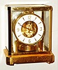 LeCoultre, Switzerland "Atmos" gold plated brass and glass perpetual time piece s#244493, c1965