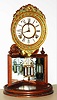 Ansonia Clock Co., Ansonia, Conn., "Crystal Palace No. 2", Davies patent , 8 day, time and strike, mantel clock.