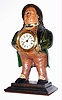 Bradley and Hubbard, "John Bull", 30 hour spring driven blinking eye novelty time piece, c1860.