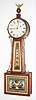 Massachusetts , 8 day, weight drive banjo or patent time piece, c1870