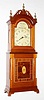 Foster Campos, Pembroke, Mass. , 8 day, Massachusetts Shelf Clock reproduction with a drop off strike copied from an example by David Wood, Newburyport, Mass., No. 14 c1978