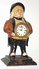 Bradley and Hubbard, Meriden, Conn., "John Bull", cast iron 30 hour winker or blinking eye time piece, c1865