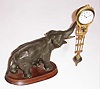 Junghans, Germany, 8 day elephant swing time piece, c1910