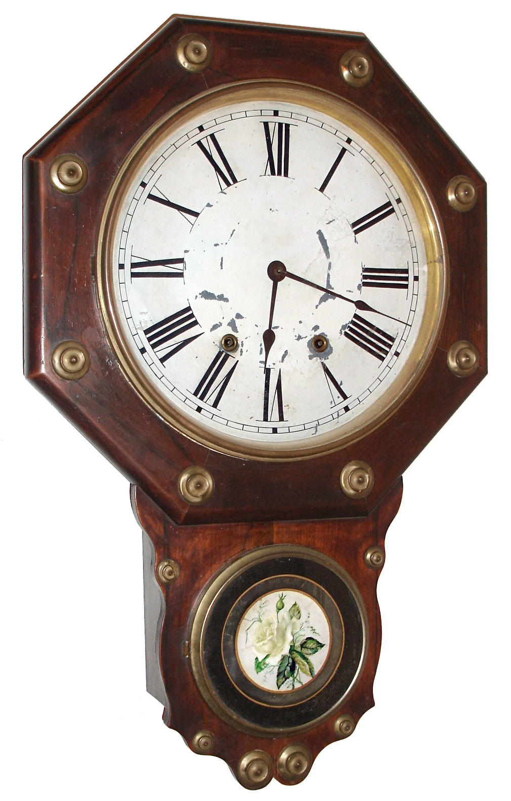 Seth Thomas Clock Co., Thomaston, Conn., "Office No. 2", 8 day, time and strike wall clock, c1884 — Antique Clocks Price Guide