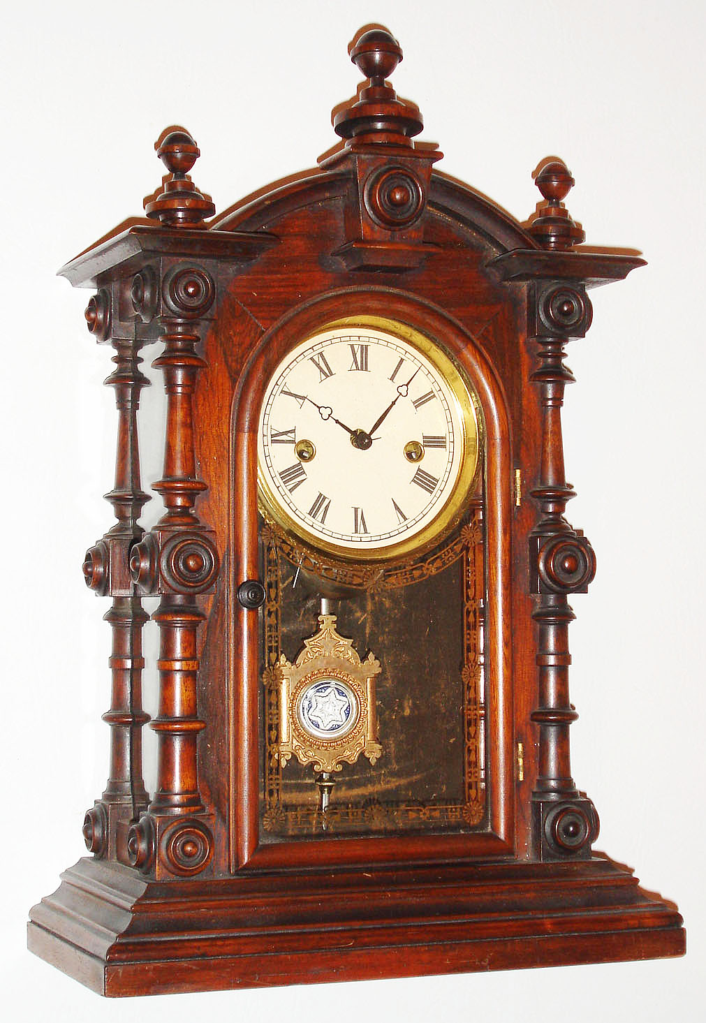 Welch, Spring and Co., Forestville, Conn., "Patti, No. 1", 8 day, time and strike mantel clock, c1885 — Antique Clocks Price Guide