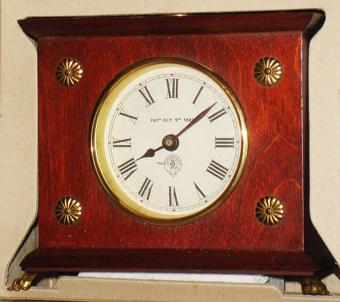 Chas. Terwilliger/Horolovar Co., Bronxville, NY reproduction 8 day Ignatz flying pendulum clock, c1970 — Antique Clocks Price Guide