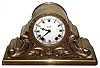 Seth Thomas Clock Co., New York, "Tampa" heavy cast metal, 8 day, time and strike mantel clock, c1907