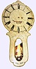 Howard Clock Co. No. 27 Regulator marble wall clock front only: dated 1899