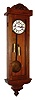 German 2 weight 8 day hardwood Vienna regulator, c1910