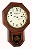 Ball Watch Co., Cleveland, Ohio, label and dial on with Seth Thomas time-only "12-Inch Drop" case and movement in old oak, c1900